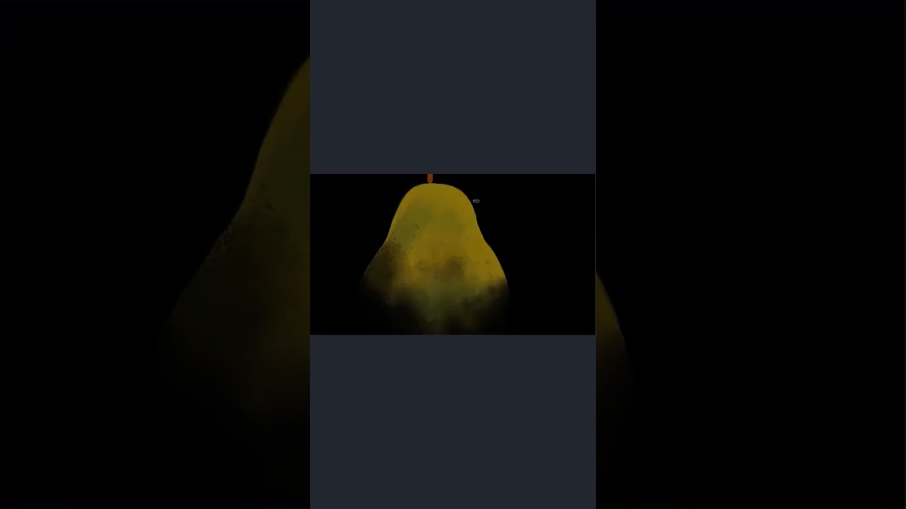 Hyper realistic Pear digital painting | See how we drew it | Time-lapse