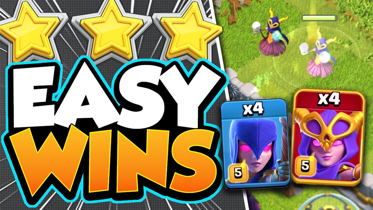 2 of the Easiest TH12 3 Star Armies Ever! How Super Witch is Used in Clash of Clans