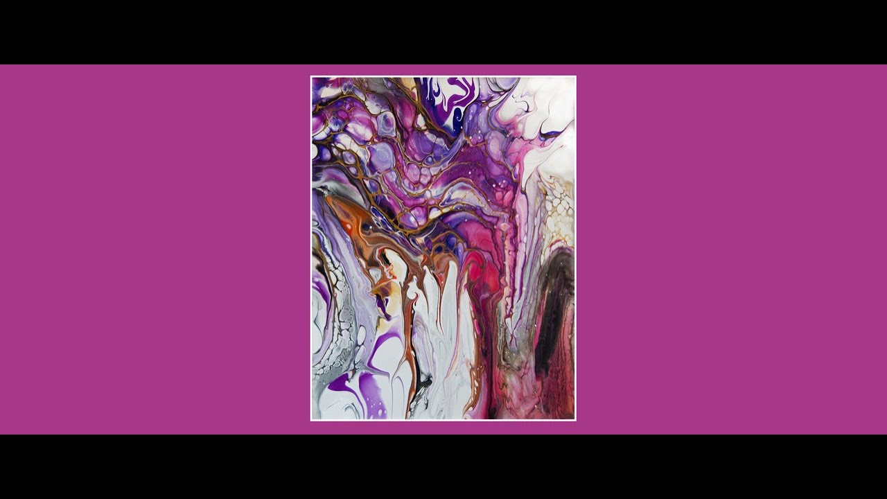 #8917 Dynamic Purple Super Cells Scoop Drag & Spin Colourate Fluid Art 9.21.2022intuitive art