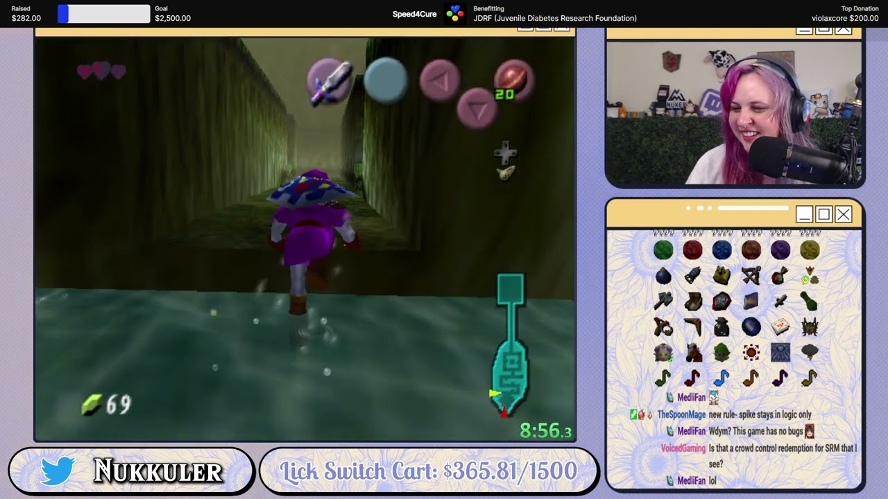 OoT Randomizer Crowd Control Race vs SpikeVegeta - JDRF's GAME2GIVE Fundraiser