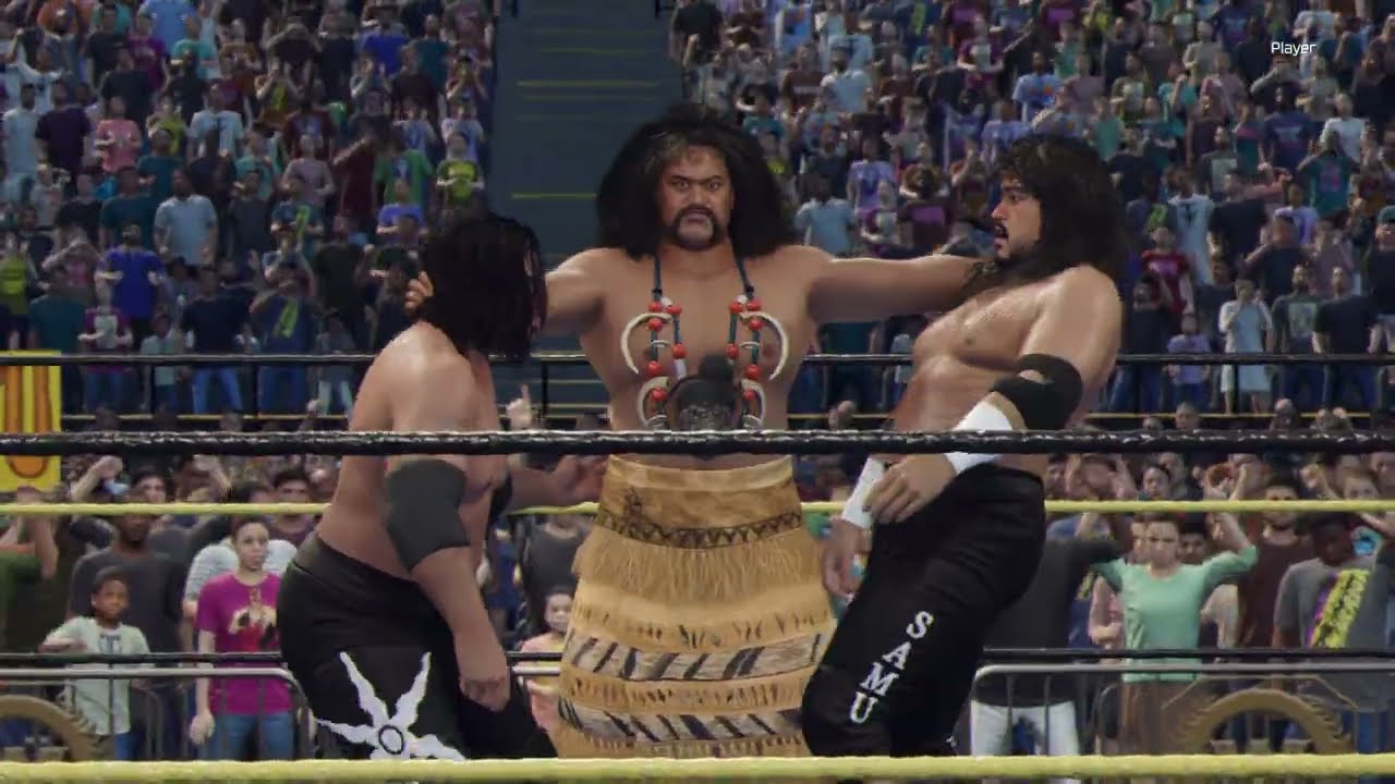 FATU AND SAMU VS STEINER'S ~  WWE2K25~PC GAMEPLAY~HP OMEN 16 i7-14650HX ,RTX 4060~2026