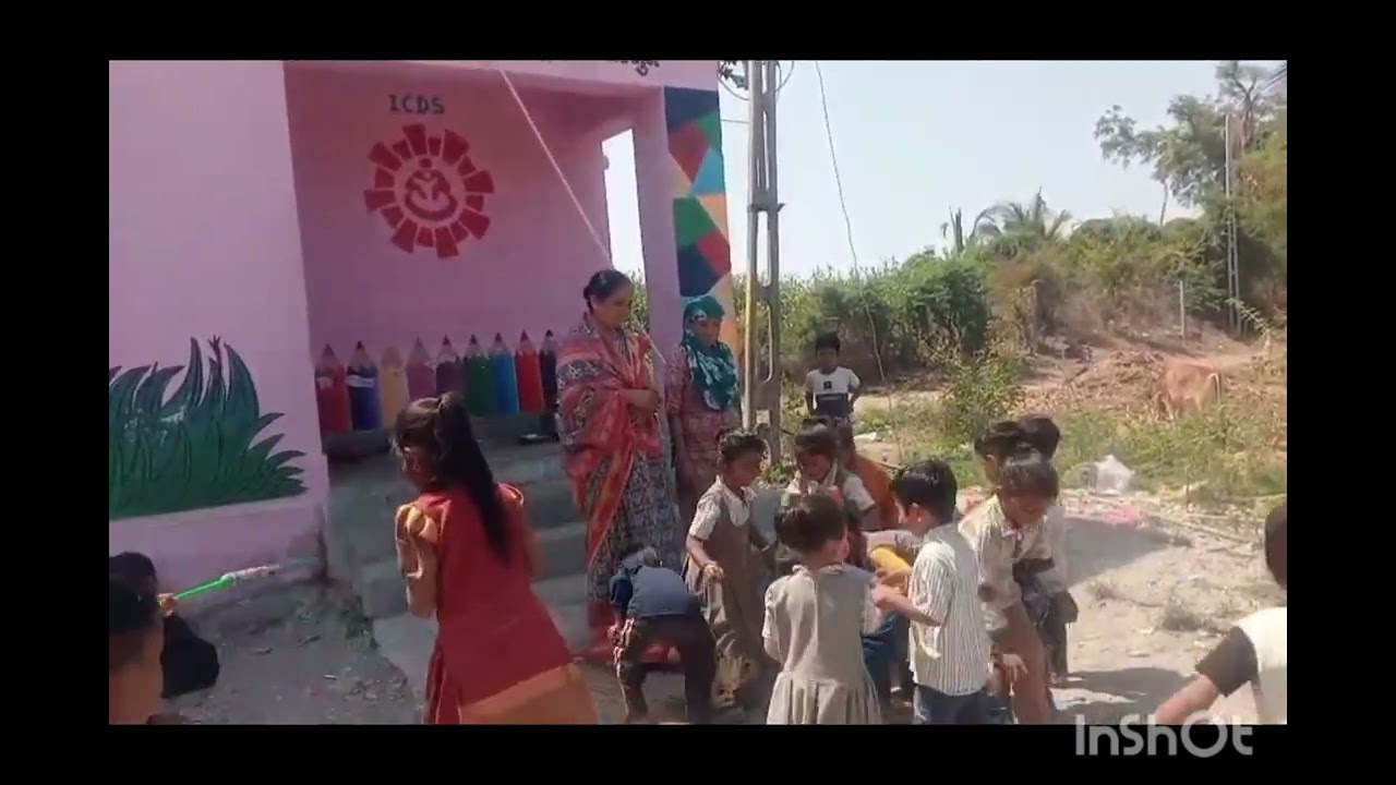 આંગણવાડીમાં બાળકોની હોળી: Gujarat Anganwadi Holi Celebration & Cultural Activities