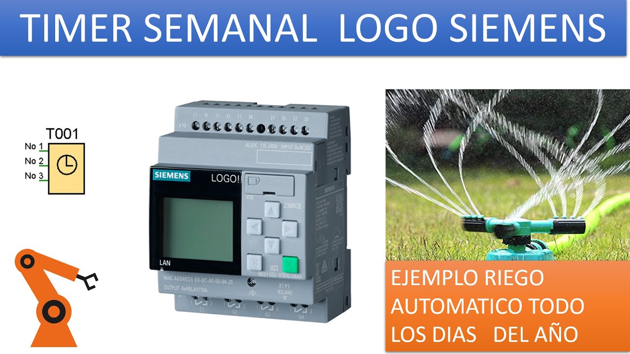 TIMER SEMANAL LOGO SIEMENS