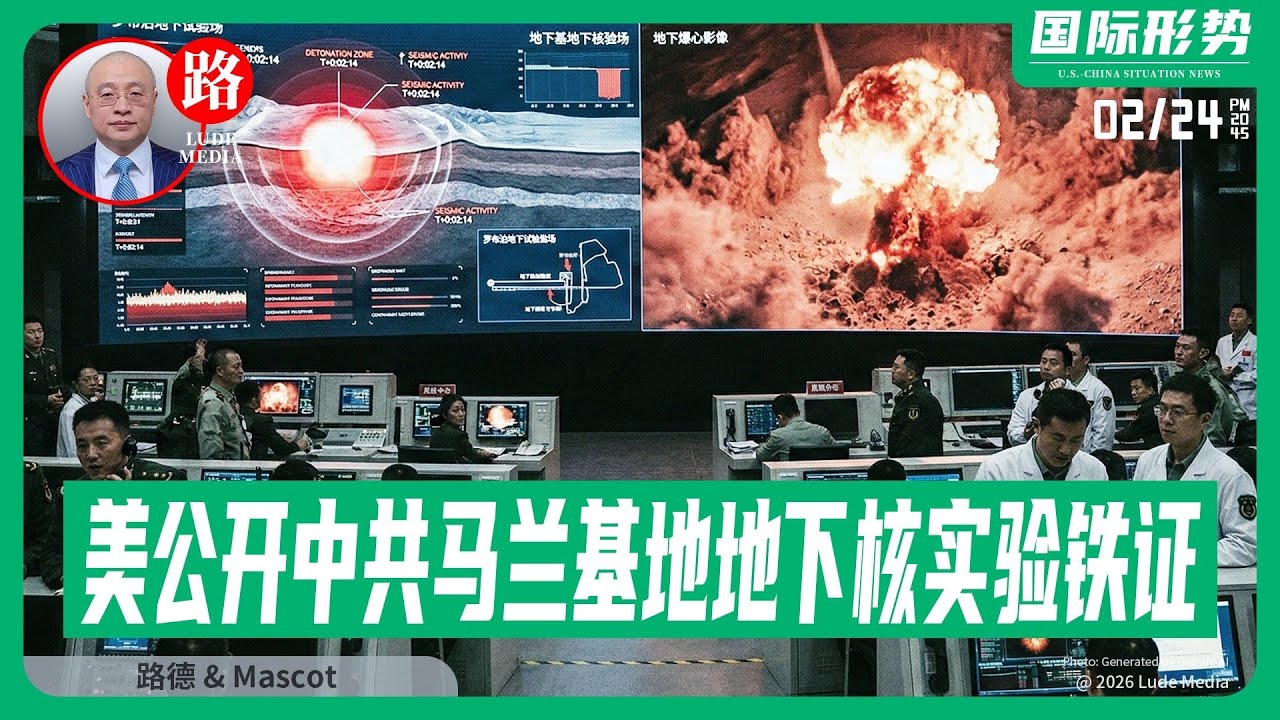 【路德社】美国务院公开中共马兰基地罗布泊地下核实验铁证，明确中共不透明核武扩充危害全人类；美国会公开要求追责谷爱凌等中共特务：享尽美国自由却为中共国服务；2/24/2026 Mascot