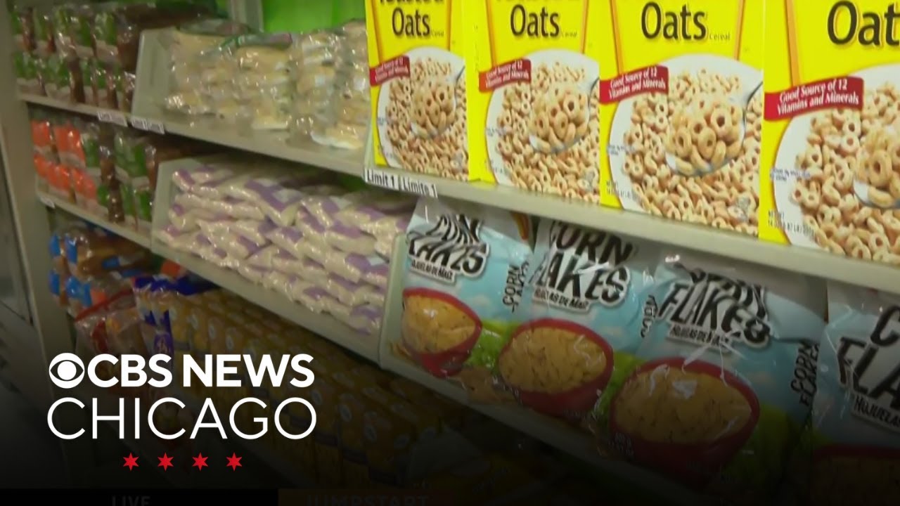 New food pantry inside Legler Regional Library on Chicago's West Side