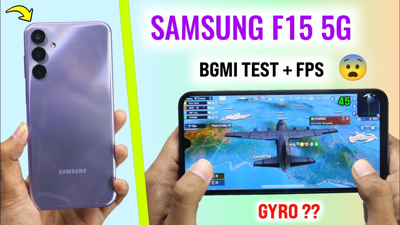 Samsung Galaxy F15 5G Bgmi Pubg Test | Bgmi graphics settings | samsung f15 5g bgmi battery test