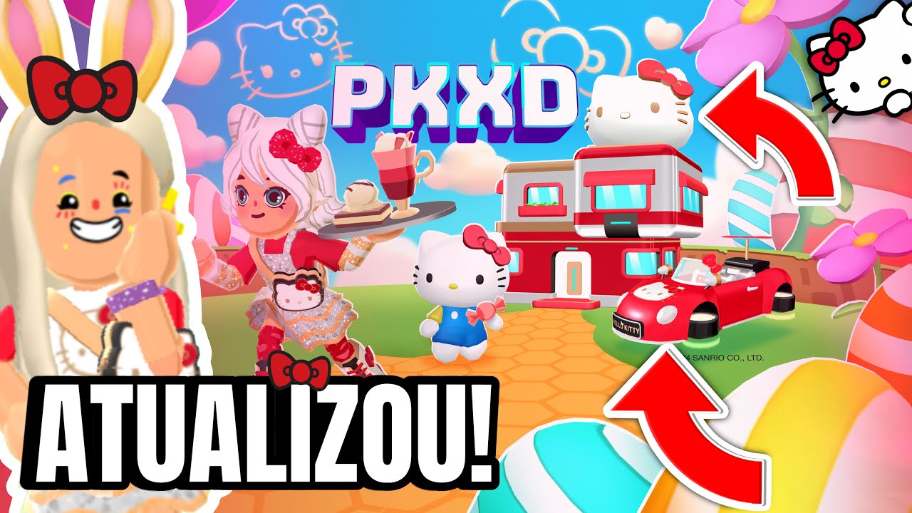 ATUALIZOU O PK XD | REAGINDO ao ANIVERSÁRIO da HELLO KITTY + NOVA CASA FÁBRICA DE CHOCOLATES 🍫✨