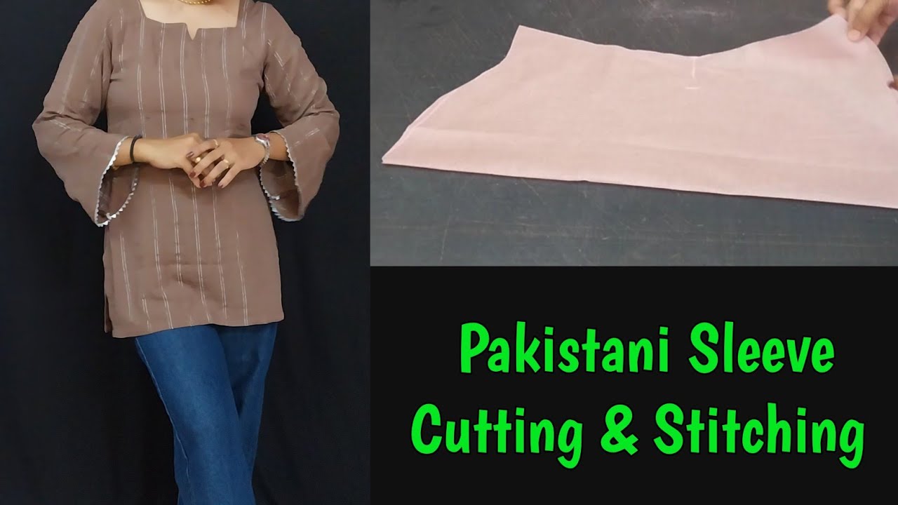 ഇപ്പോഴത്തെ Trending ആയിട്ടുള്ള Pakistani Sleeve ചെയ്യാൻ പഠിച്ചാലോ