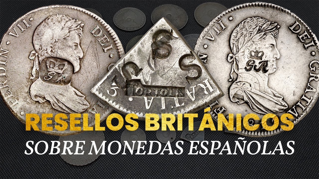 Resellos británicos sobre monedas españolas | Colección Balsach Peig