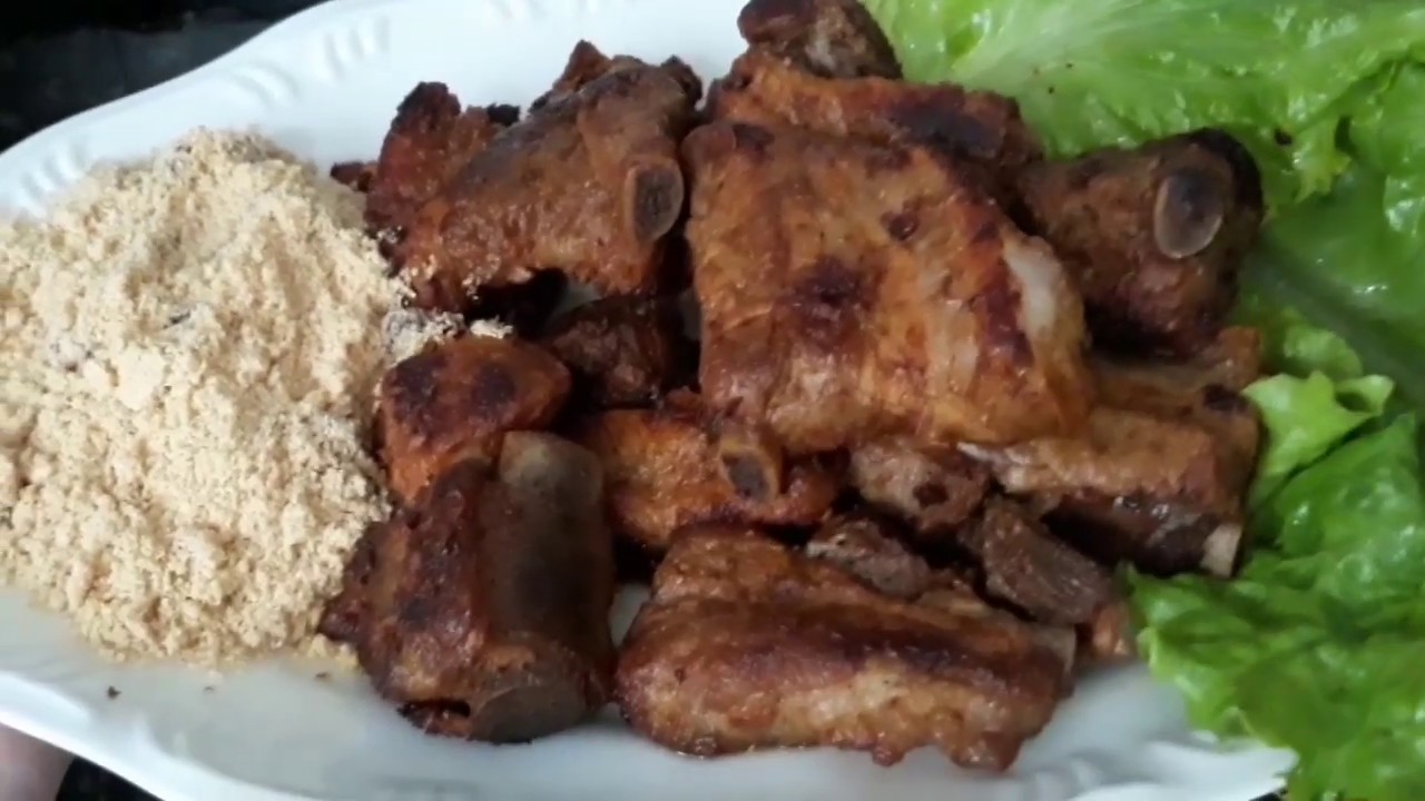 Como fazer  costelinha a moda antiga PINGA E FRITA! Delícia super Fácil de fazer