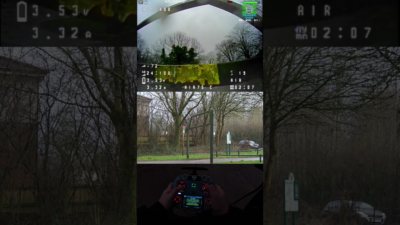 Смелость обернулась неудачей? 😱 Установил свой НОВЫЙ Air75 на металлическую направляющую! #fpv #d...