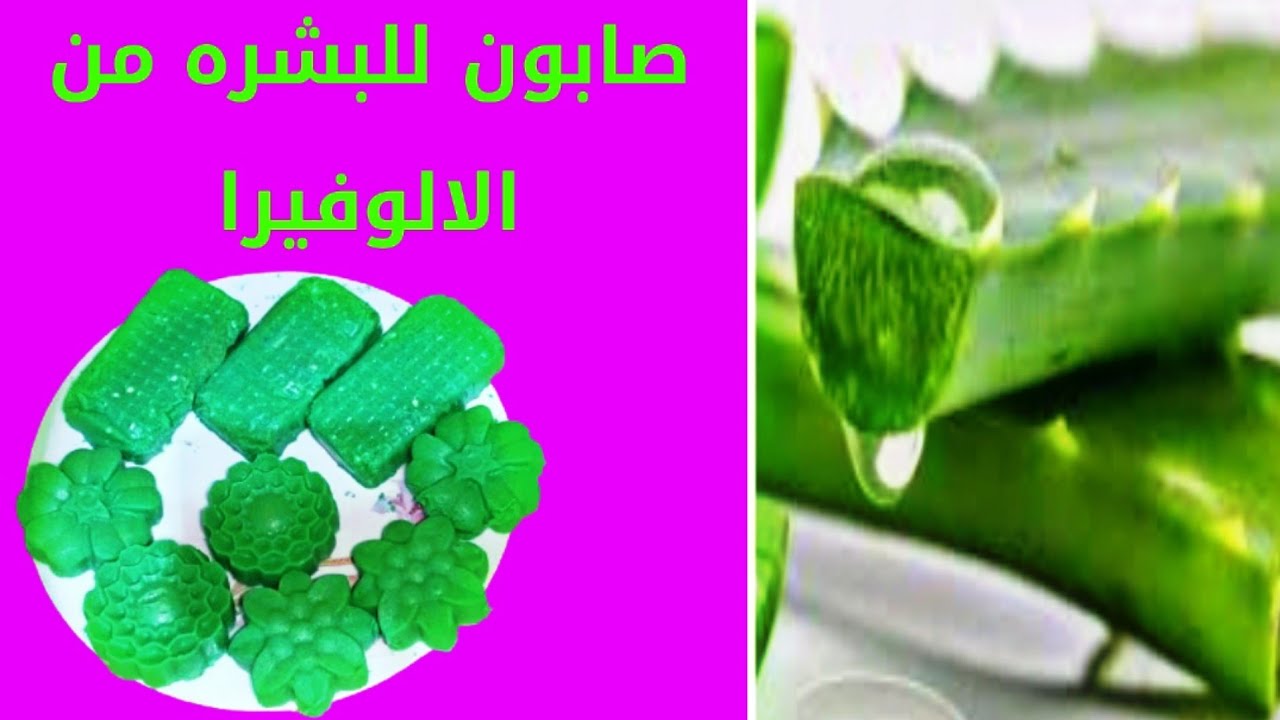 تعالي 🤔 نعمل 👈 صابون للبشره 👍 من الالوفيرا 🪴