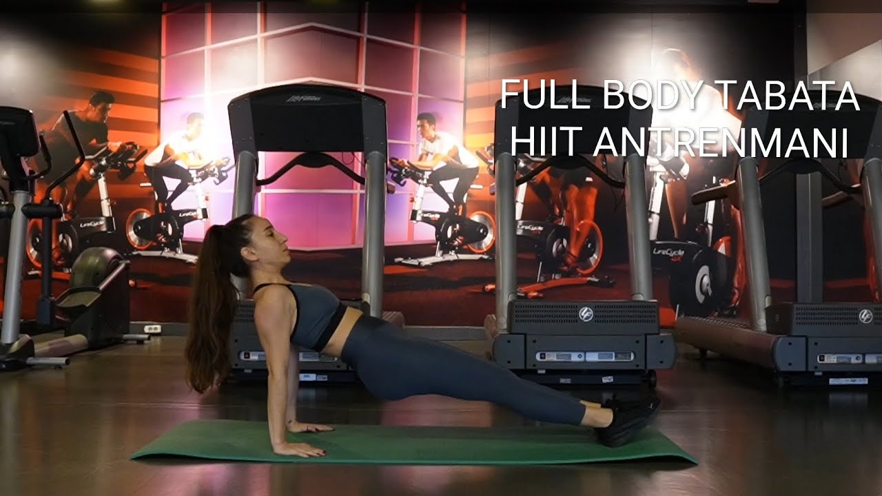 Evde Ekipmansız Tüm Vücut Tabata Hiit Antrenmanı/No-Equipment Full Body Tabata HIIT Workout at Home