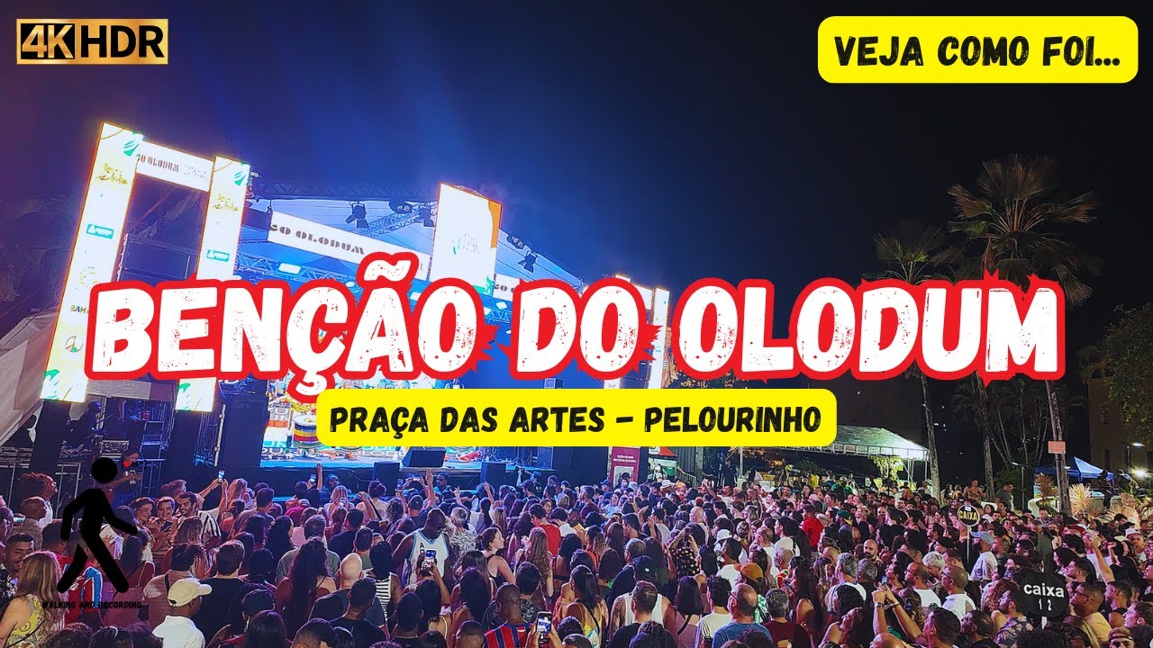 Ben&ccedil;&atilde;o do Olodum - Pra&ccedil;a das Artes, Pelourinho / Salvador Bahia 🇧🇷 Brasil 4K HDR ( 06/01/2026 )