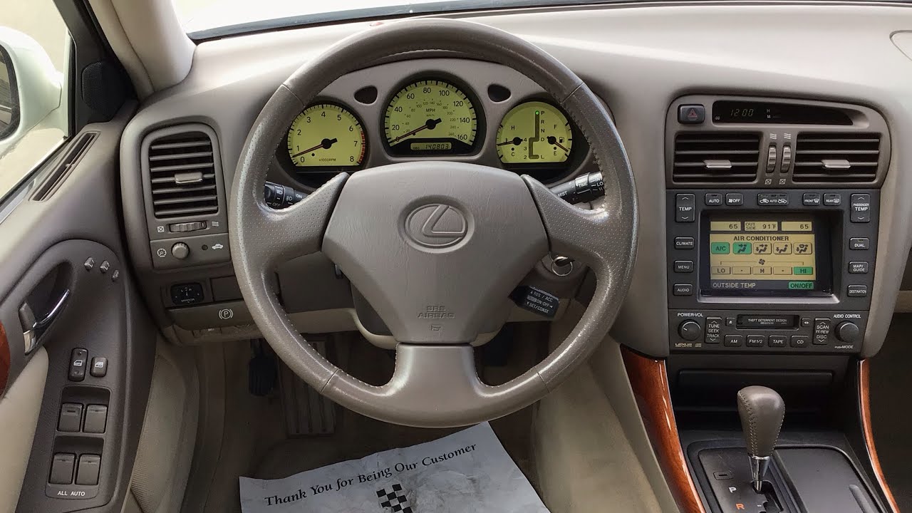 Тест-драйв Lexus GS300 1998 года от первого лица