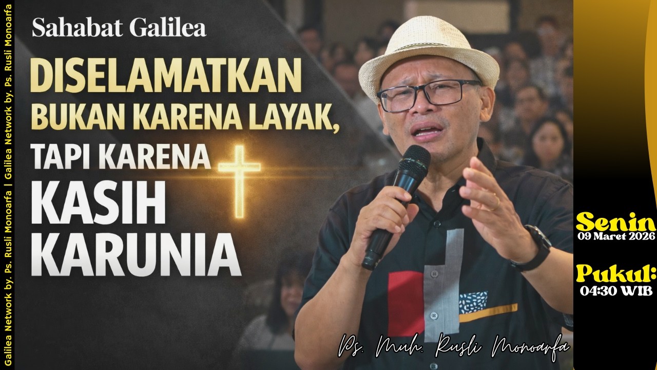 Keselamatan Kasih Karunia Allah || Ps. M. Rusli Monoarfa || SG - Senin, 09/03/2026