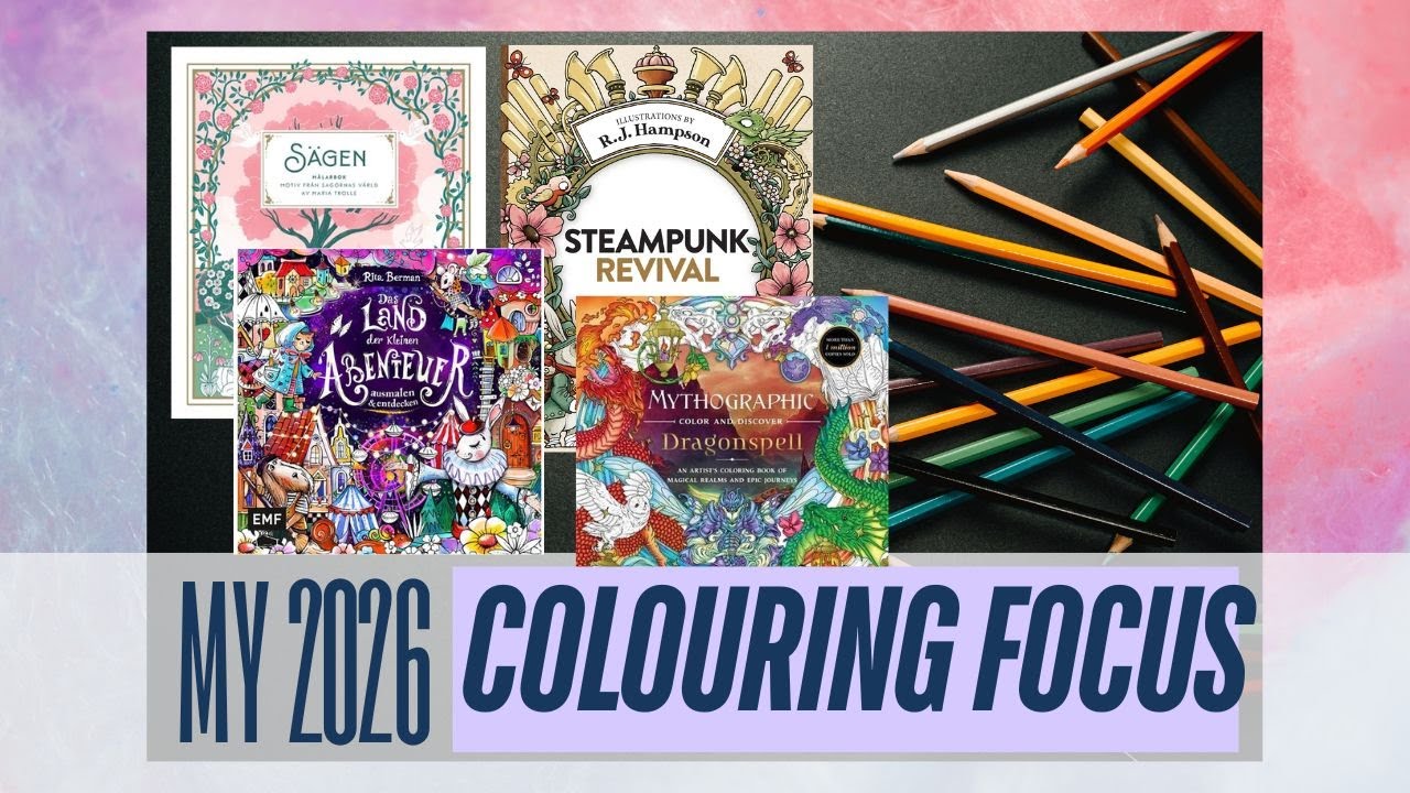2026 CHANNEL PLAN: The 4 Focus Artists | ADULT COLOURING
