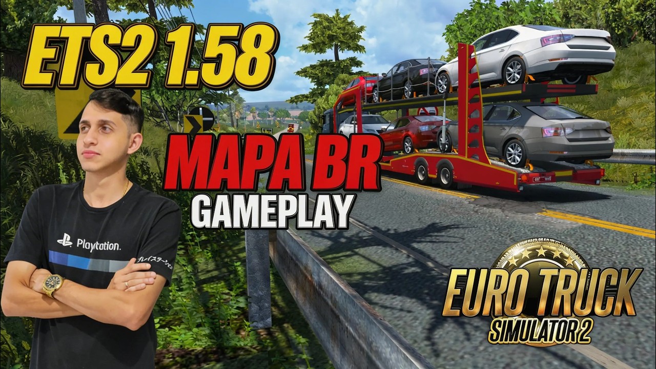 MAPA BR NO EURO TRUCK SIMULATOR 2 VERSÃO 1.58