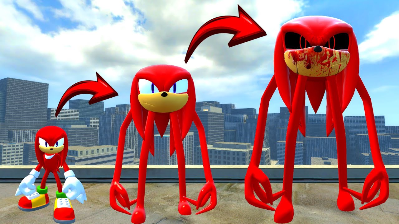EVOLUTION OF NEW KNUCKLES.EXE SMILEY'S in Garry's Mod
