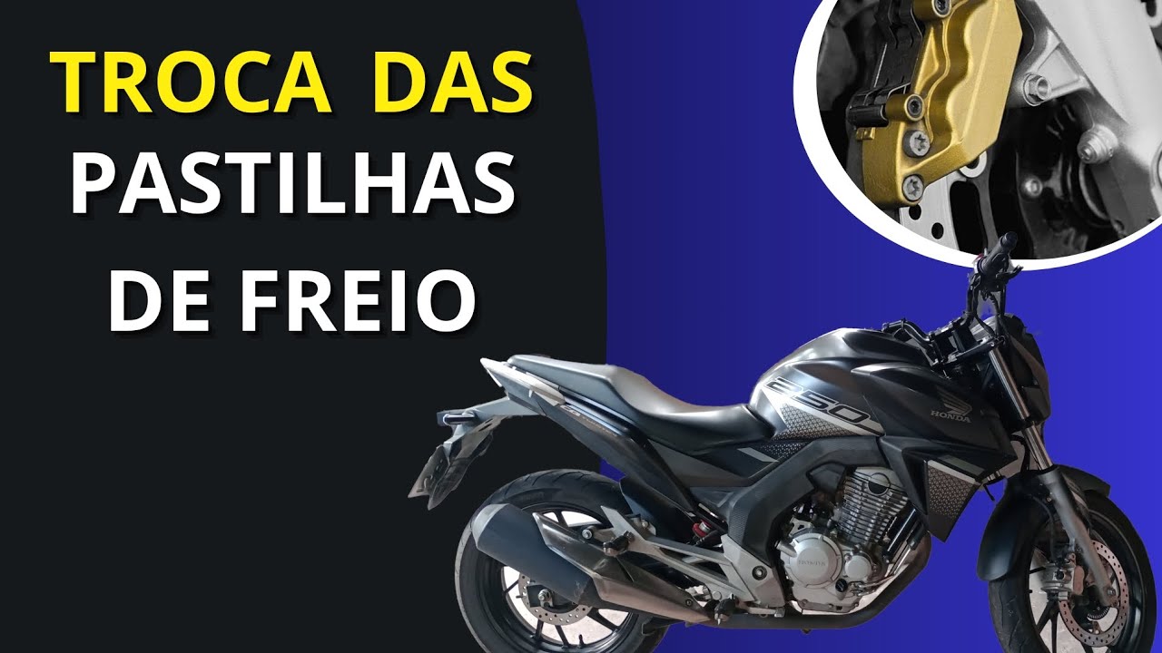 Como Trocar as Pastilhas de Freio Dianteira e Traseira da Twister 250F ABS