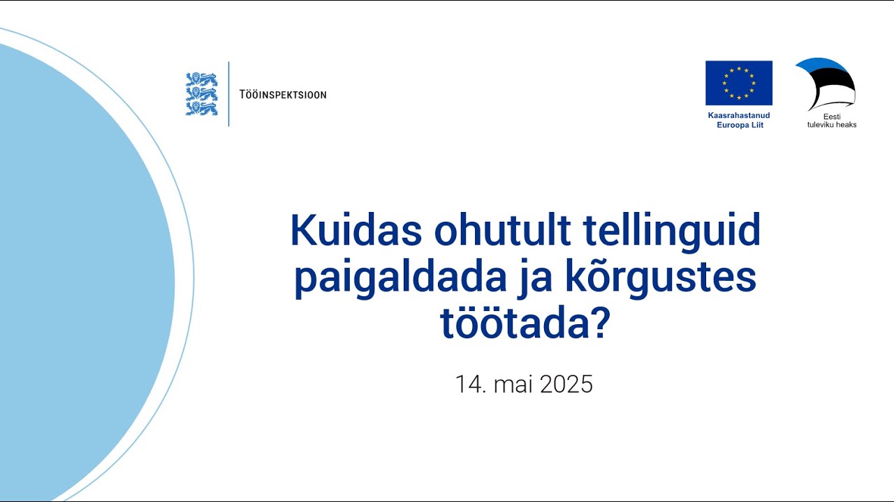 Veebiüritus ehitussektorile: Kuidas ohutult tellinguid paigaldada ja kõrgustes töötada?