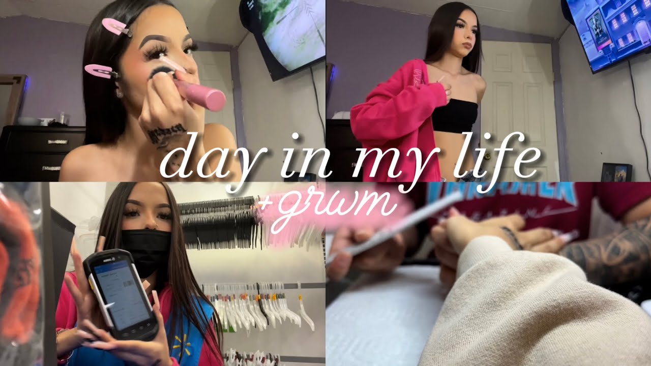 day in my life + grwm ♡