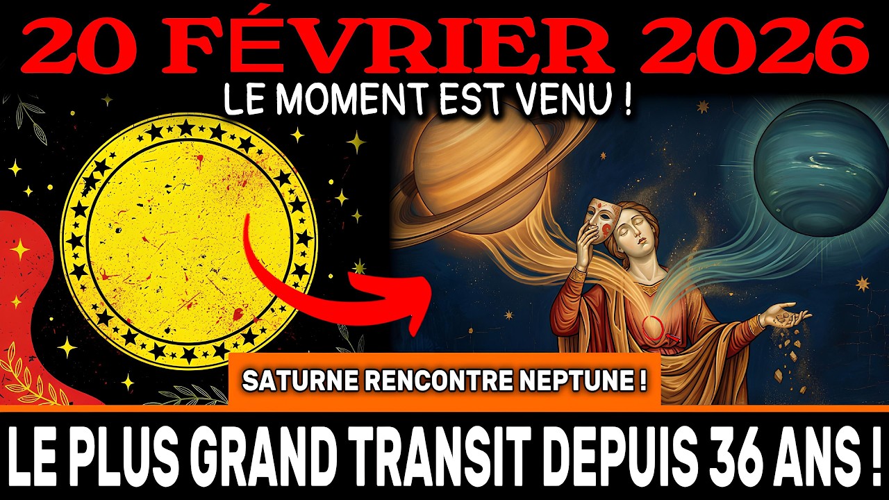 ATTENTION ! SATURNE RENCONTRE NEPTUNE ! 20 fév – le Transit le plus IMPORTANT depuis 36 ANS débute !