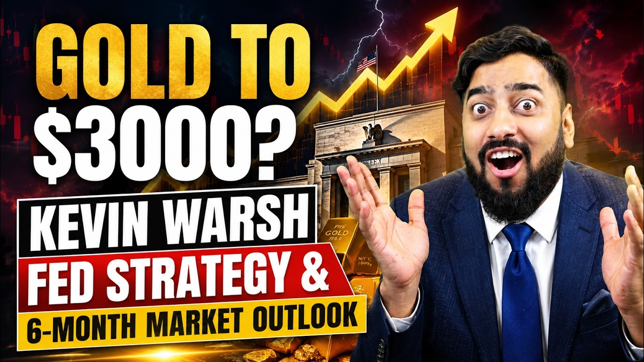 Gold to $3000? Kevin Warsh Fed Strategy & 6-Month Market Outlook | ForexUstaad