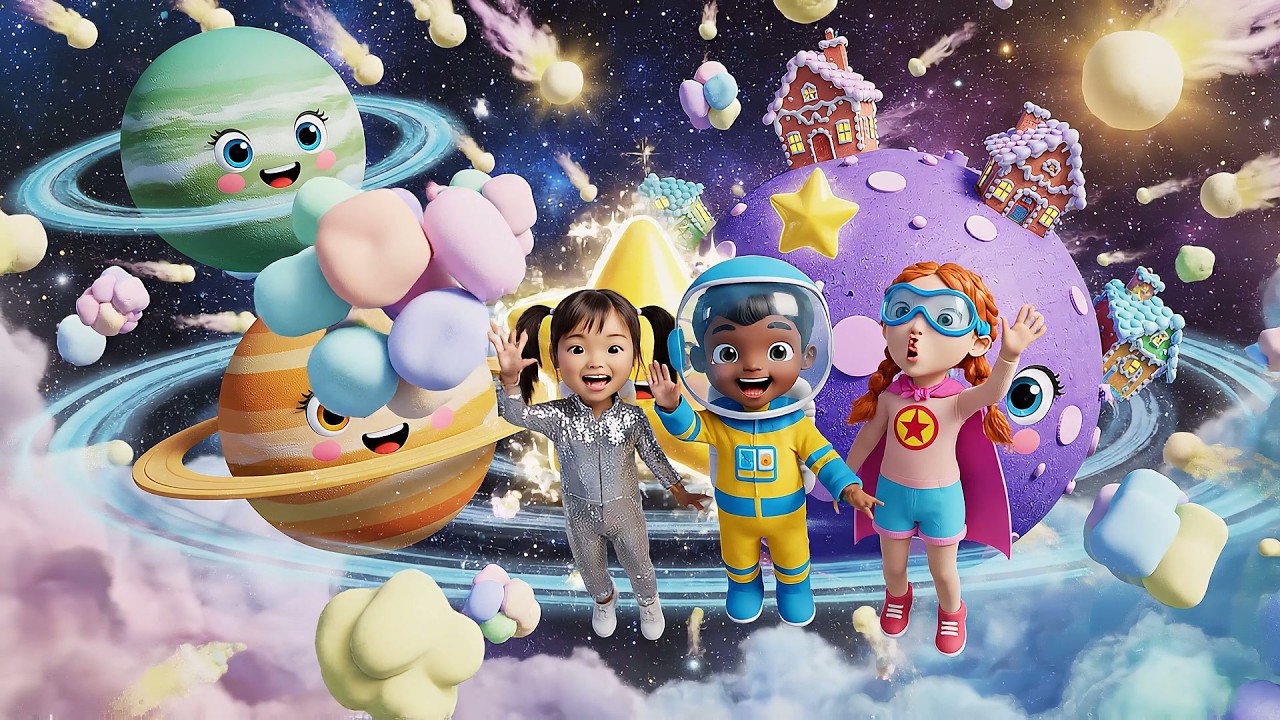 Twinkle Twinkle Little Star Cosmic Wish Adventure | Magical Lullaby & Space Journey