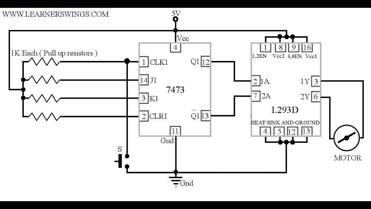 An Amazing Electronic Technique using DC motor and Push Button Switch