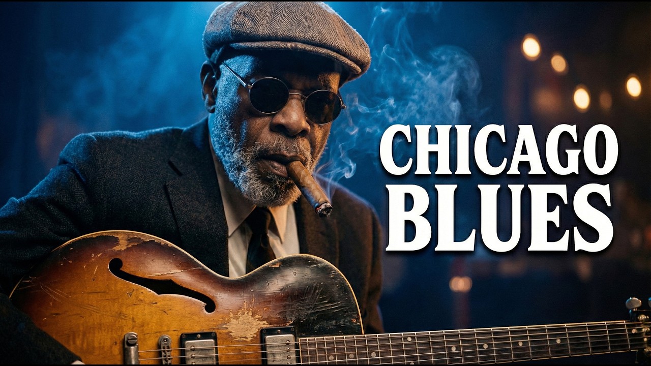 Classic Chicago Blues Jam Relaxed Blues Instrumental
