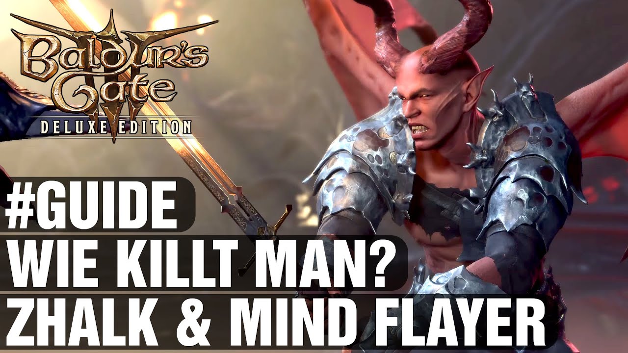 Baldur's Gate 3 | GUIDE🔆So Tötet ihr Zhalk und den Mind Flayer🔆 Deutsch Gameplay Tipps & Tricks
