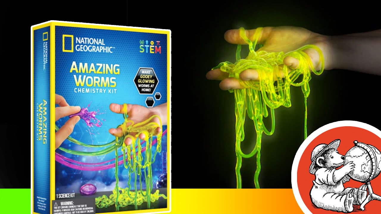 Gooey and Slimy and Glowy! | Amazing Worms Chemistry Kit | Henry Bear's Park