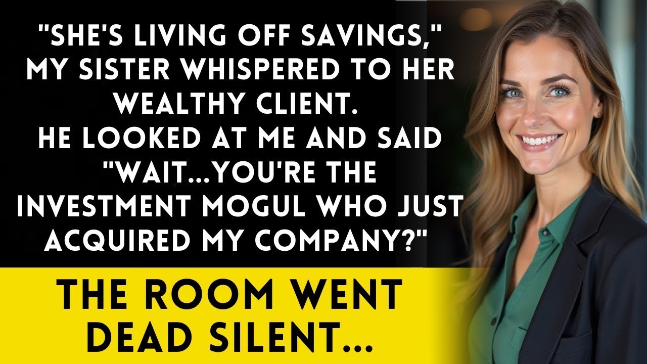 My Sister Told Everyone I 'Failed In Life'—Until Her Client Recognized Me