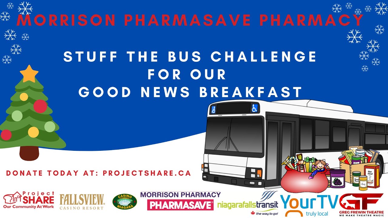 Project Share Stuff The Bus for our Good News Breakfast