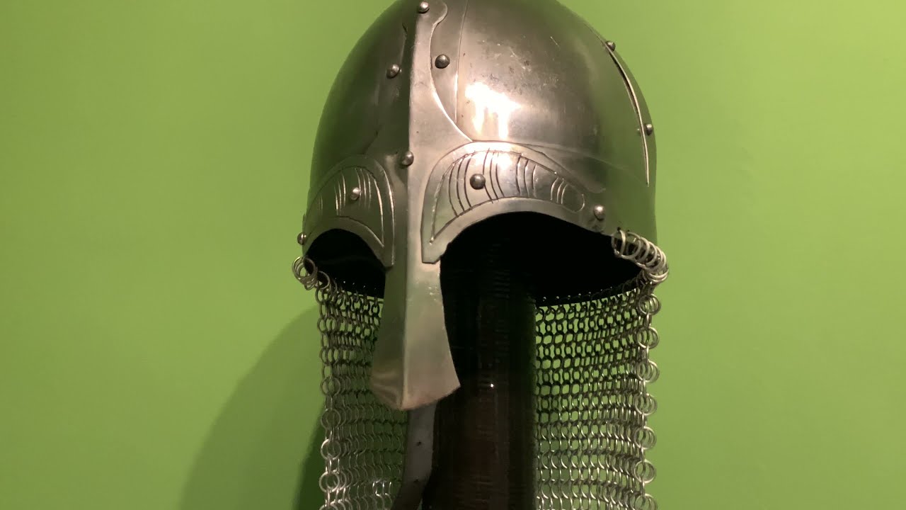 Норманнский шлем с кольчужной защитой, Norman Helmet with Aventail, Nautical 36184
