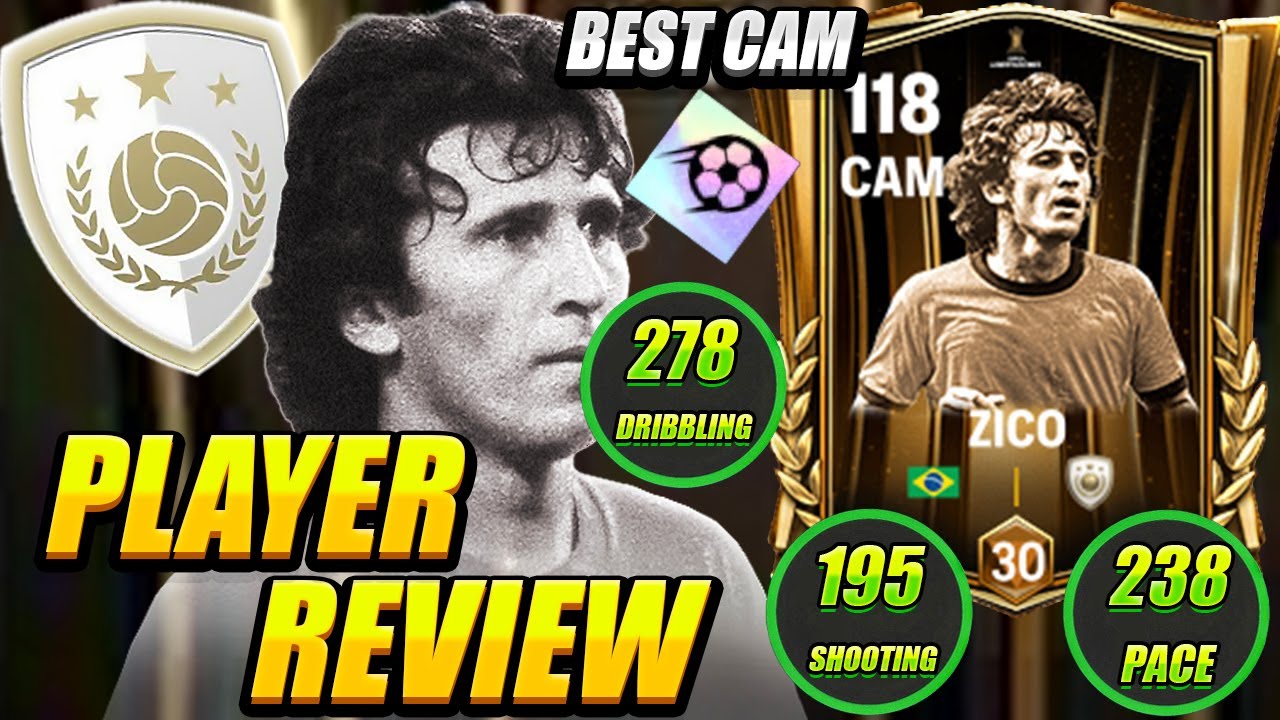Is Zico the Best Cheap CAM in FC Mobile 26? Full Libertadores Icon Zico Player Review & Gameplay!