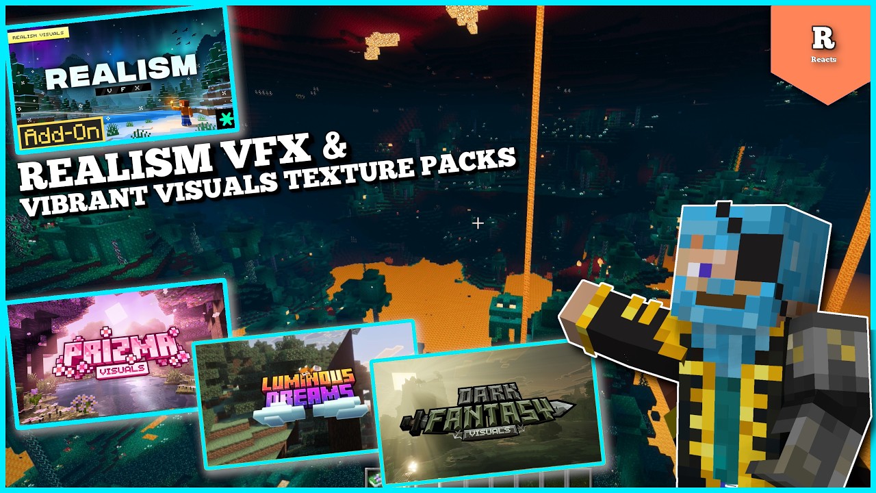 I Test Realism VFX & Vibrant Visuals Texture Packs ¦ Prizma ¦ Luminous Dreams ¦ Dark Fantasy Visuals