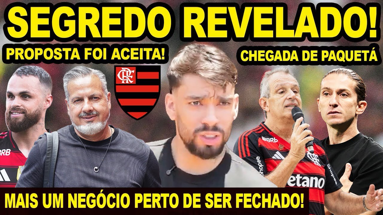 LUCAS PAQUETÁ CHEGOU NO RIO E REVELOU A SURPRESA! FLAMENGO JÁ ACEITOU VENDER MICHAEL PARA ARÁBIA! E+