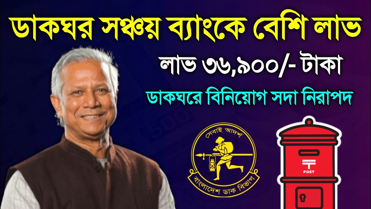 পোস্ট অফিস ফিক্সড ডিপোজিট সবার জন‍্য Post Office Fixed Deposit 2025 Govt ডাকঘর সঞ্চয়পত্র