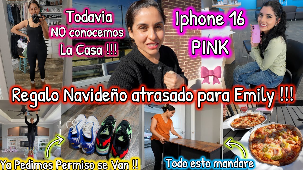 Comprando el IPHONE 16 para EMILY 🎀PINK🎀 + Iremos a Conocer La NUEVA CASA😍🏠 Todo esto se VA!!🇲🇽📦💨