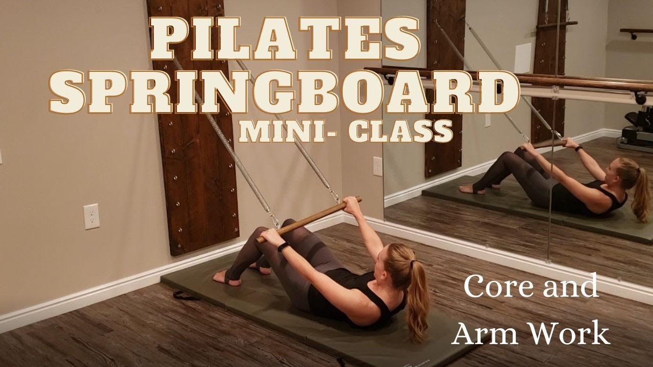 Seated Core and Arm Work with Rollback Bar- Pilates Springboard Class Section with instruction
