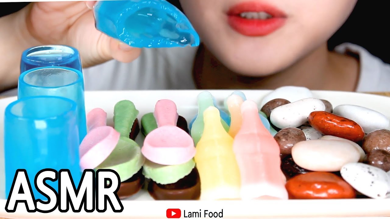 EDIBLE ASMR EDIBLE STONE EDIBLE SPOON EDIBLE CUPS EATING SOUNDS | 식용음식 모음! | 咀嚼音 | 食用石、スプーン、カップ