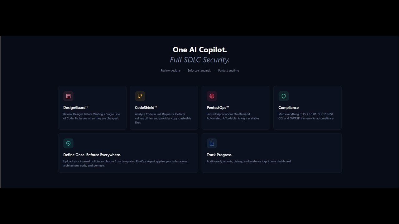 Repo-Scanning with Risk Ops Agent.