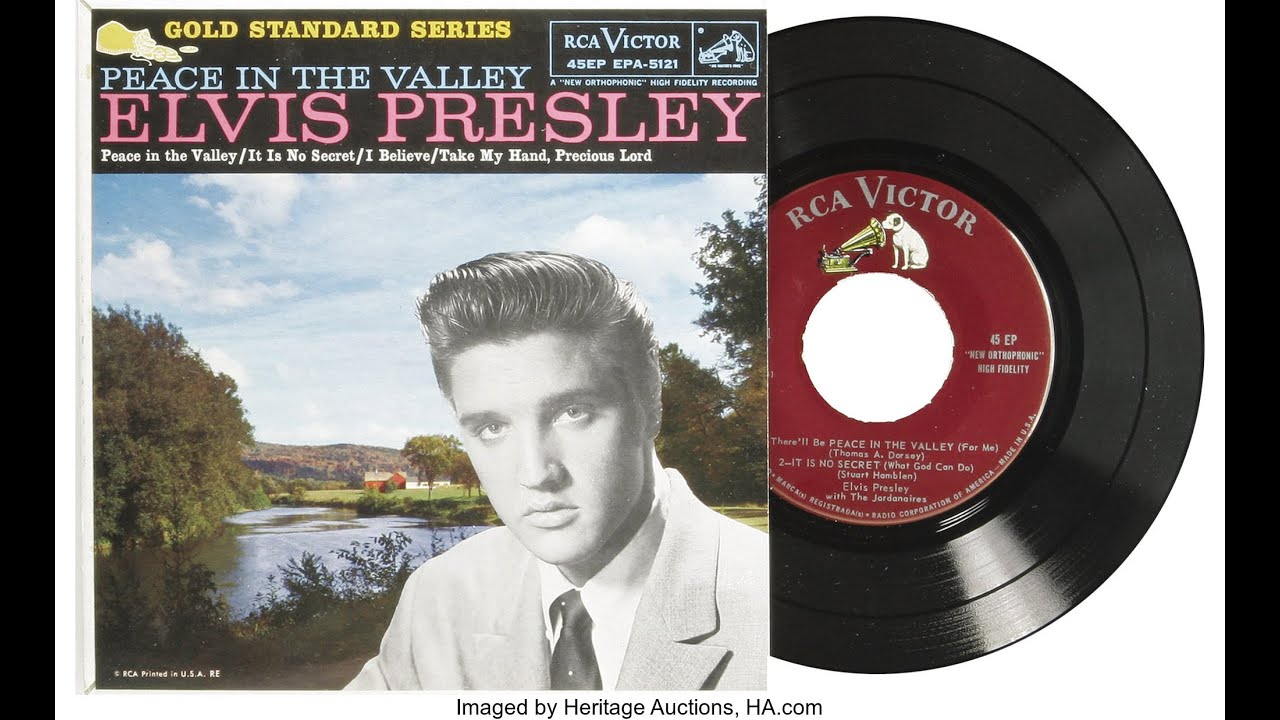 ELVIS PRESLEY - Peace in the Valley, 11 April 1957, FULL EP,  REMASTERED, HIGH QUALITY SOUND