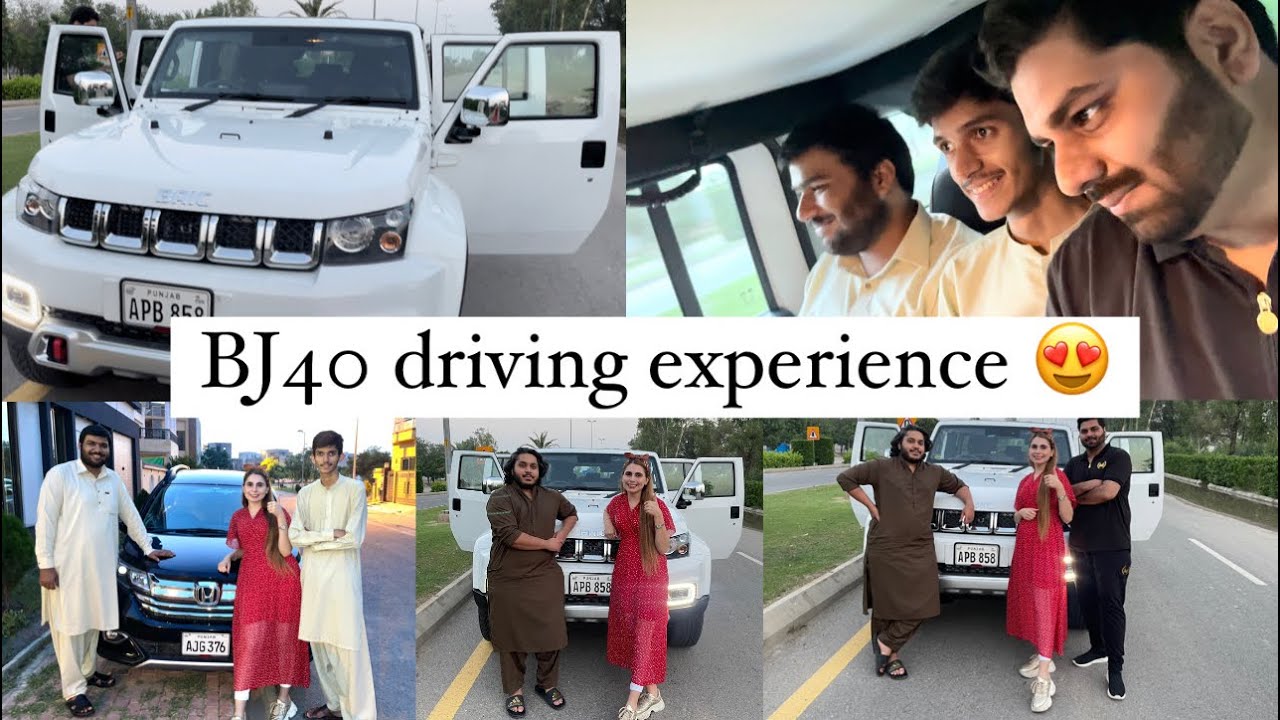 BAIC BJ40 Plus Driving Experience-🤩-Pehli baar jeep chalayi-Saud is back💓-Family-Good Day😄