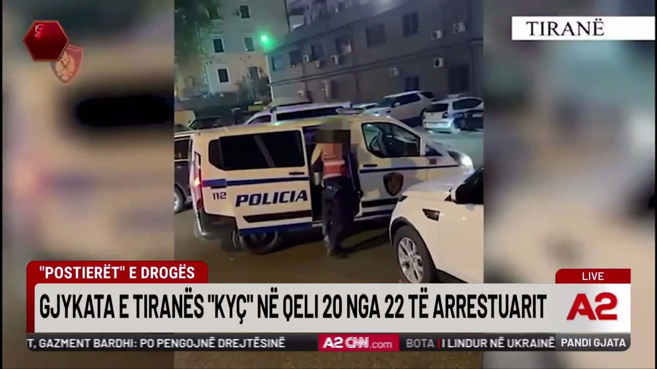 &ldquo;Postier&euml;t&rdquo; e drog&euml;s, Gjykata e Tiran&euml;s &ldquo;ky&ccedil;&rdquo; n&euml; qeli 20 nga 22 t&euml; arrestuarit