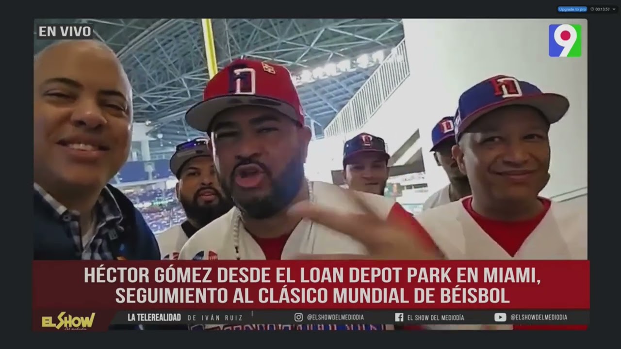 Héctor Gómez desde el Loan Depot Park en Miami, seguimiento al Clásico Mundial de Béisbol