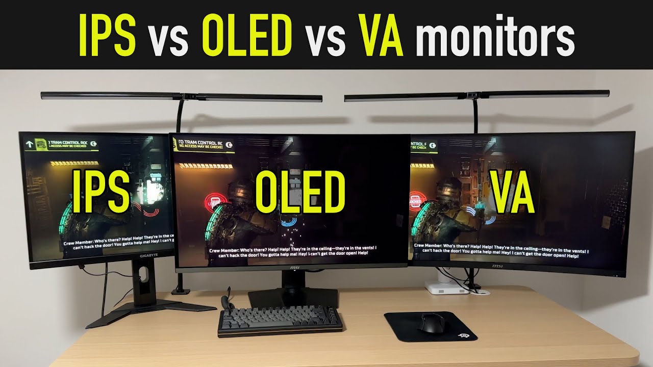 Игровые мониторы IPS, OLED и VA: полное сравнение