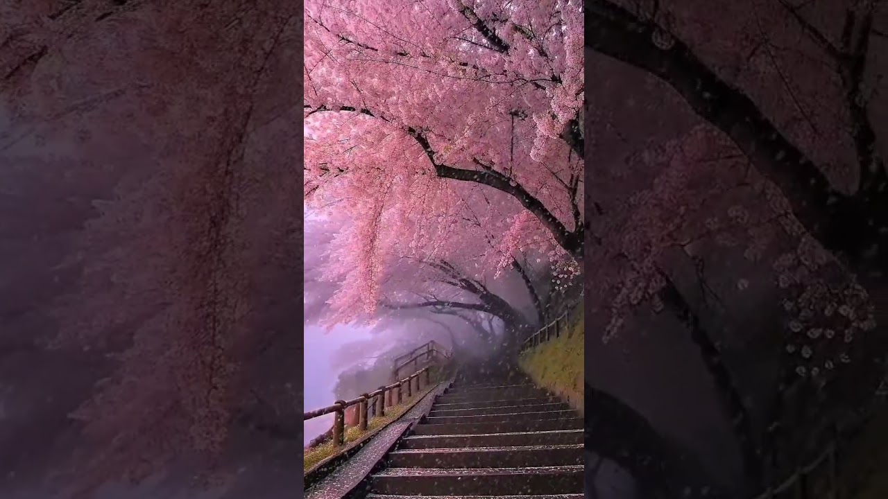 Japan cherry blossom or cherry or sakura trees #blossom #cherry #japan #beautiful #lovely  #shorts